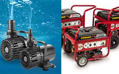 Generators and Water Punps